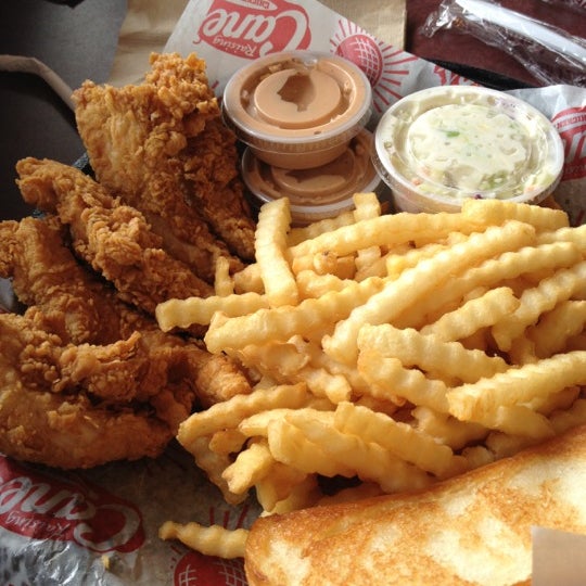 Photo taken at Raising Cane&#39;s Chicken Fingers by Andrea C. on 3/3/2013