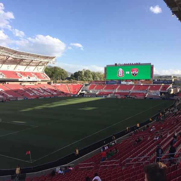 Photo taken at Rio Tinto Stadium by Luis D. on 9/5/2015