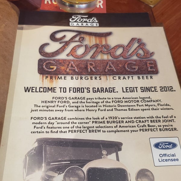 Photo taken at Ford&#39;s Garage by Wil L. on 5/25/2019