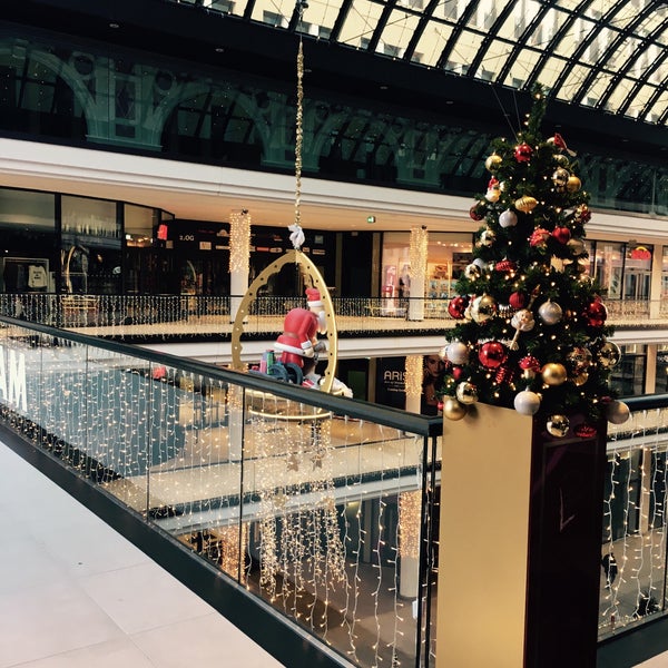 View of new Mall of Berlin shopping mall in Potsdamer Platz