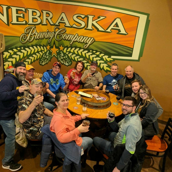 Photo taken at Nebraska Brewing Company  Brewery &amp; Tap Room by Angela A. on 2/16/2018