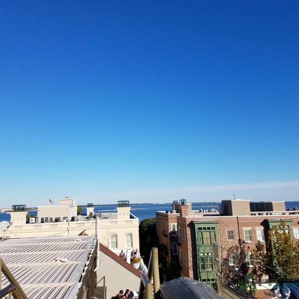 Photo taken at The Rooftop Bar at Vendue by Raymond M. on 11/3/2018