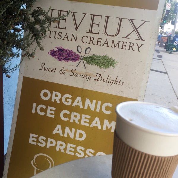 Photo taken at Neveux Artisan Creamery &amp; Espresso Bar by Michael Anthony on 9/2/2015