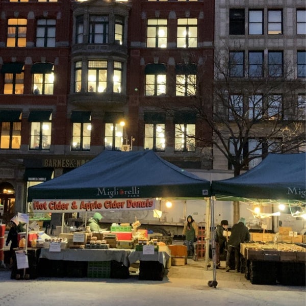 Photo taken at Union Square Greenmarket by Naish M. on 1/20/2024