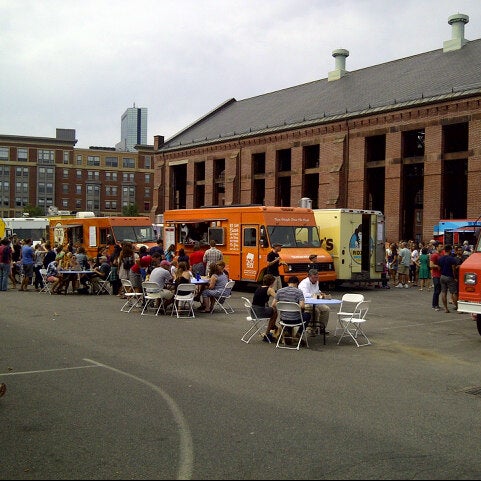 Photo taken at South End Food Trucks by Naish M. on 8/18/2013