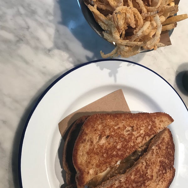 I ordered the Patty Melt and a side order of half+half (fries and onion rings): the Patty Melt was about the most perfect one I’ve had in a very long time. Delicious.The sides, not so much.