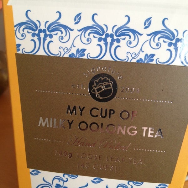 Their milky oolong tea is fabulous. Try it out!