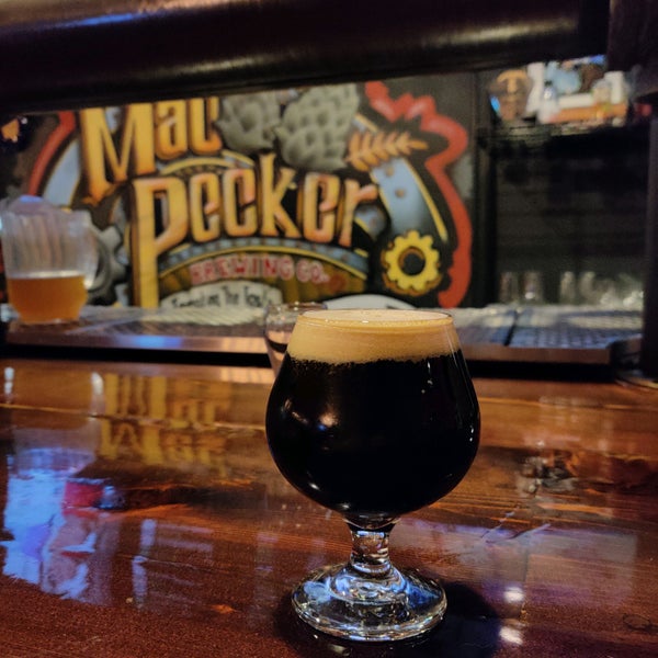 Photo taken at Mad Pecker Brewing Co. by Ryan B. on 4/4/2021