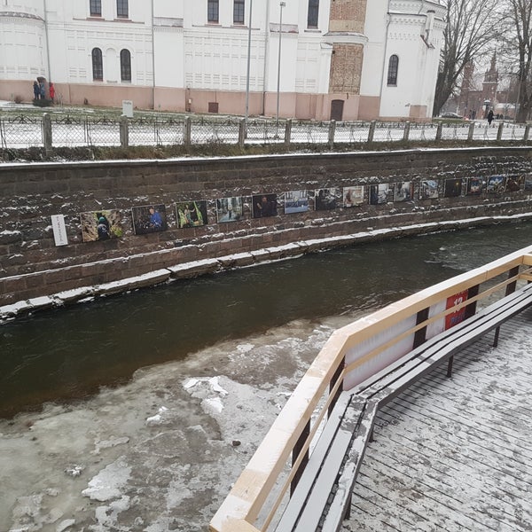 Foto tomada en Užupio tiltas | Užupis bridge  por Adrian N. el 12/1/2018