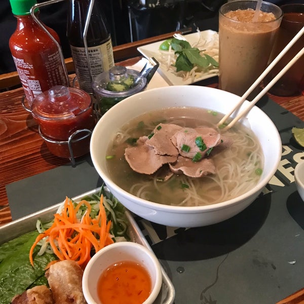 Amaaaazing pho! The beef is so tender, also loved the coconut Vietnamese coffee! Service very friendly and efficient.