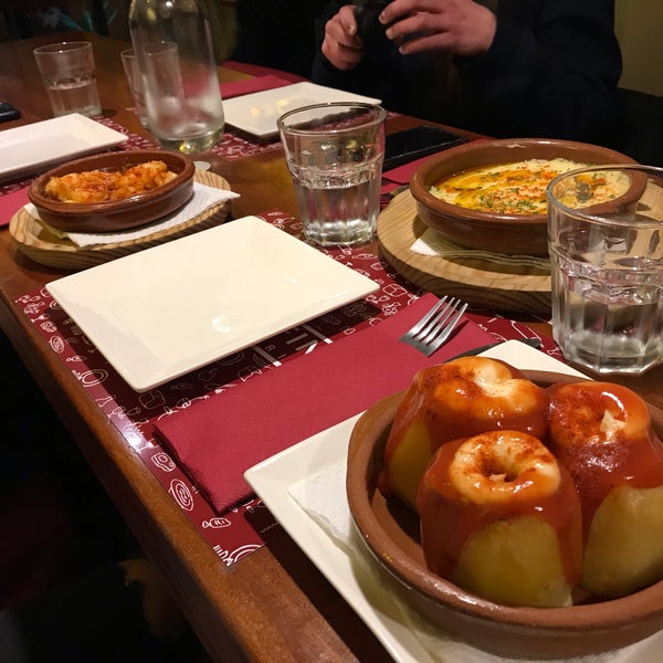 Had high expectations with such good ratings but were deeply disappointed. The shrimp were off, the squid replacement was same bad... only decent dish was the casera. Lasagne and brandada were ok.