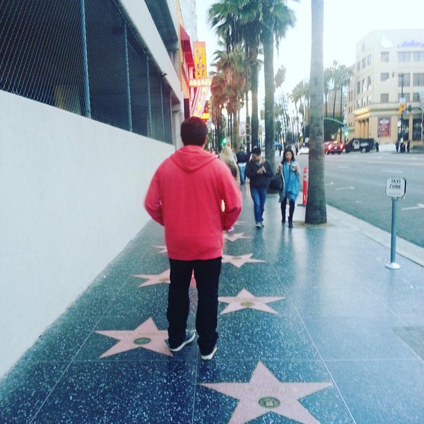 Photo taken at Hollywood Walk of Fame by Nach N. on 9/18/2015