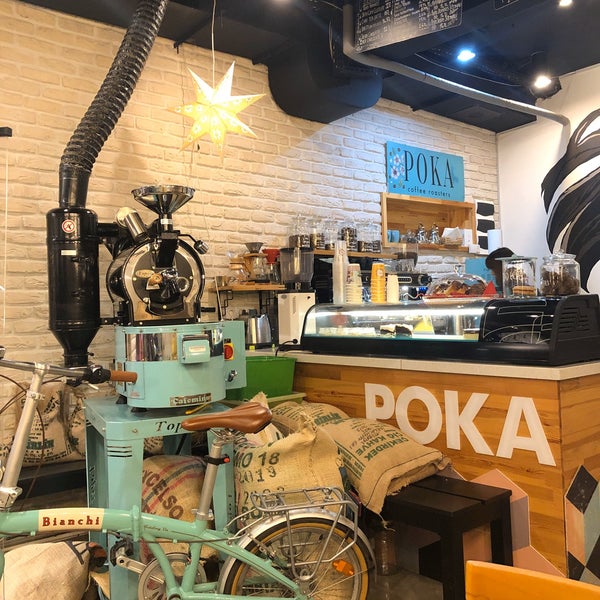 2/10/2020 tarihinde Süleyman G.ziyaretçi tarafından Poka Coffee Roasters'de çekilen fotoğraf