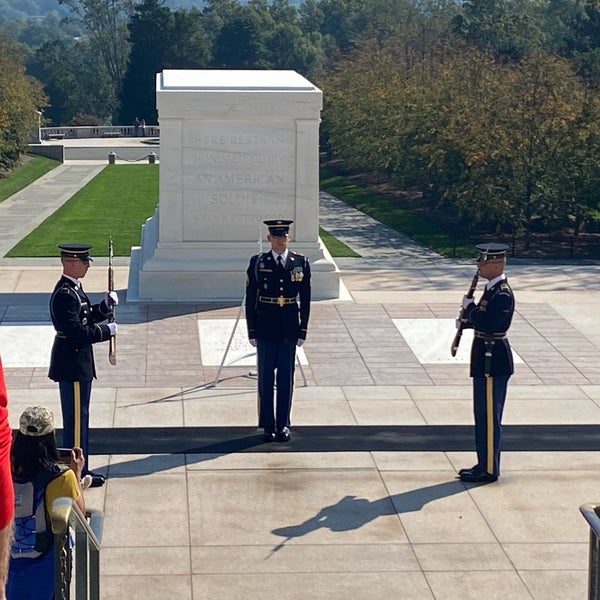 Photo taken at Tomb of the Unknown Soldier by Susan M. on 10/4/2021