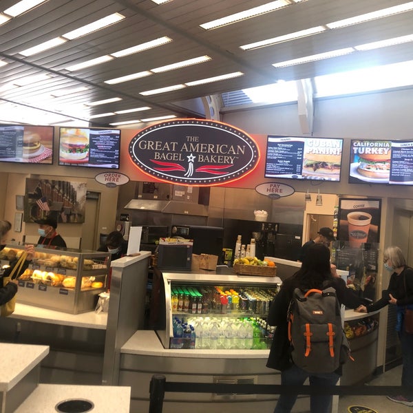 The Great American Bagel Bakery Terminal 3, near Gate K1