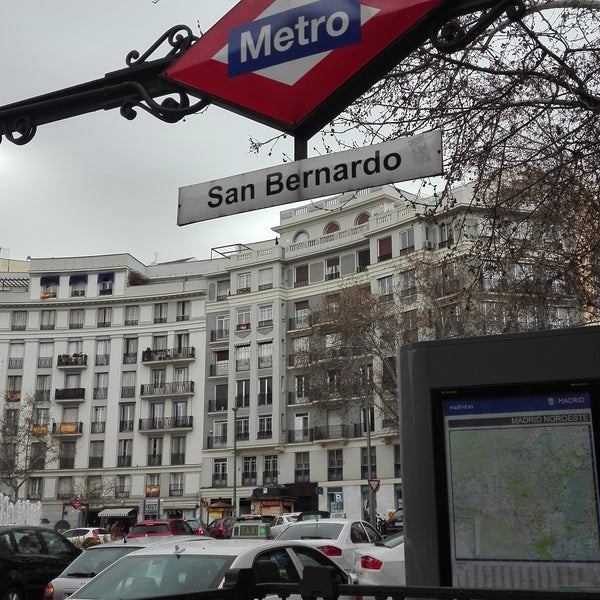 Metro San Bernardo Metro Station In Madrid metro-san-bernardo-metro-station-in-madrid