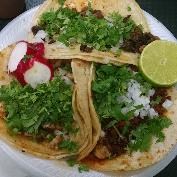 Great tacos. A bit pricey.