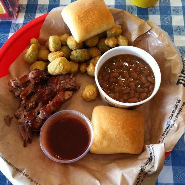 Photo taken at Dickey&#39;s BBQ by Mark B. on 4/19/2014