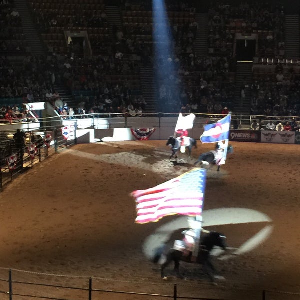 Photo taken at Denver Coliseum by Kelley C. on 1/21/2016