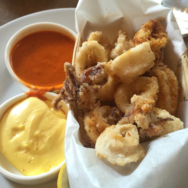 Restaurant week lunches are a steal. We got calamari, cod sandwich, and banana cream pie for $25
