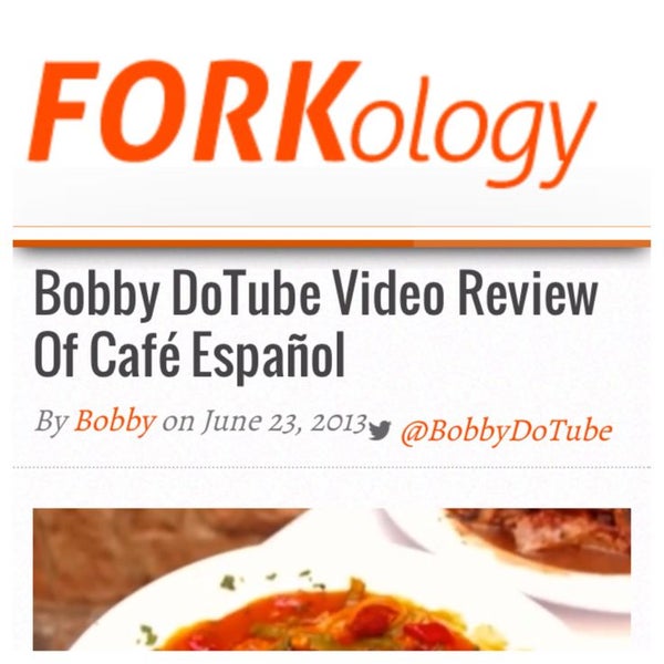 Cafe Espanol NYC DoTube Pick Of The Week Spanish Restaurant.