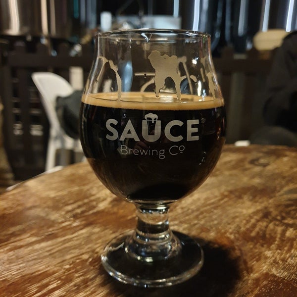 Photo taken at Sauce Brewing Co by Beer C. on 7/15/2019
