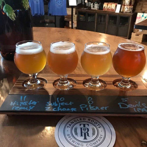 Photo taken at Tangled Roots Brewing Company by CT W. on 7/18/2019