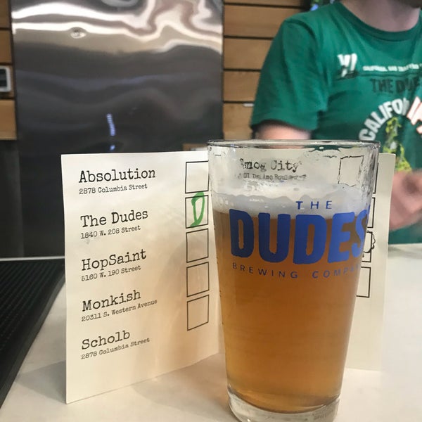 Photo taken at The Dudes&#39; Brewing Company by CT W. on 6/22/2018