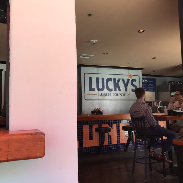 Photo taken at Lucky&#39;s Lunch Counter by Steve W. on 4/13/2017