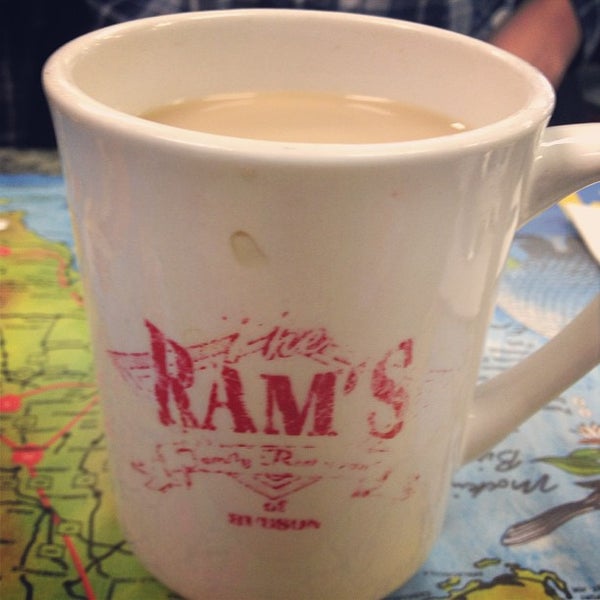 Photo taken at Ram&#39;s Family Restaurant by Kyle F. on 12/14/2012