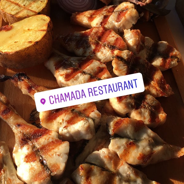 Photo taken at Chamada Restaurant by Nihan G. on 4/10/2018