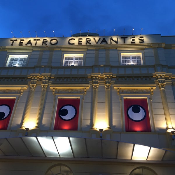 Photo taken at Teatro Cervantes by Rosa C. on 2/13/2016