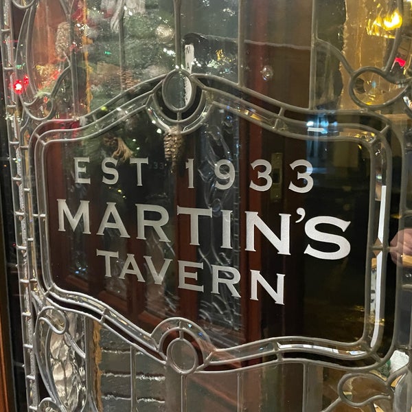 Photo taken at Martin&#39;s Tavern by Brian C. on 12/18/2021