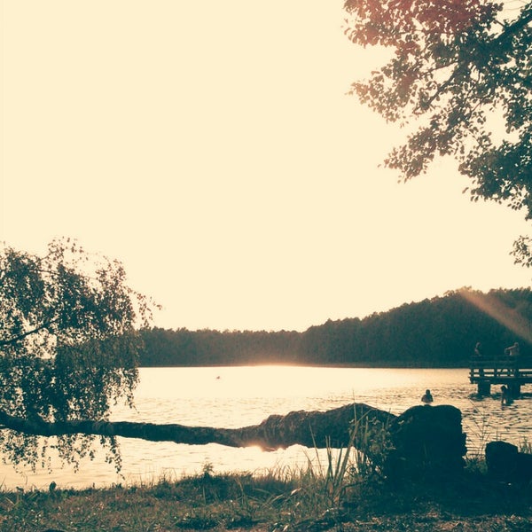 Photo taken at Jezioro Gim by Oliwia on 7/10/2014