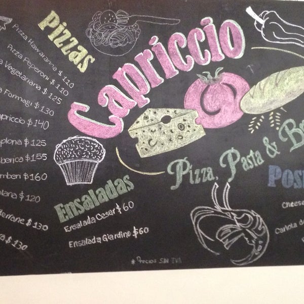 Foto diambil di Capriccio Pizza &amp; Pasta oleh Jorge E. pada 9/16/2014