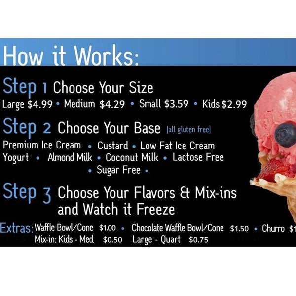 Sub Zero Ice Cream & Yogurt (Now Closed) Ice Cream Parlor