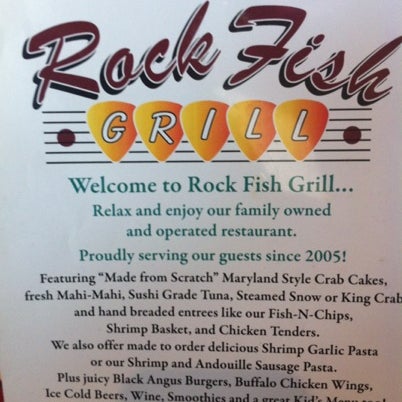 8/10/2012 tarihinde Richard D.ziyaretçi tarafından Rock Fish Grill'de çekilen fotoğraf