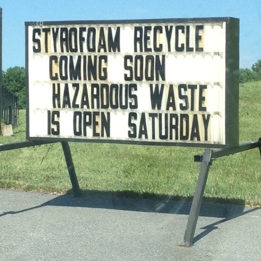 Photos at Howard County Landfill (Alpha Ridge Site) Recycling