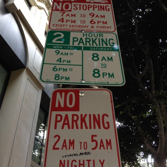Free Public Street Parking now starts at 8pm as oppose to 6pm. Read the signs!