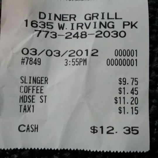 รูปภาพถ่ายที่ Diner Grill โดย Arne A. เมื่อ 3/3/2012