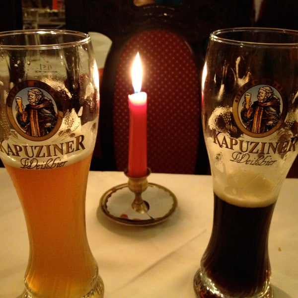 You have to try the Kulmbacher Kapuziner Weißbier and Weißbier Dunkel. It's rare in München but very, very good!
