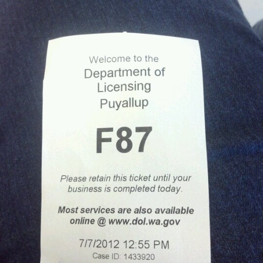 Photos at Department of Licensing Puyallup, WA