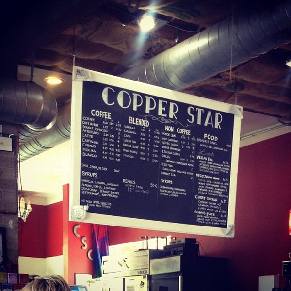 Снимок сделан в Copper Star Coffee пользователем Andrea C. 9/9/2012