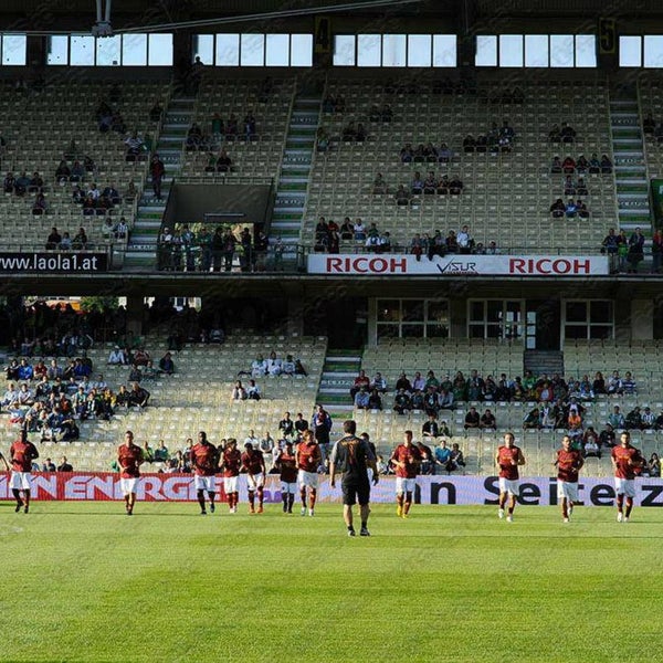 Photo taken at Gerhard Hanappi Stadium by As Roma on 7/17/2012