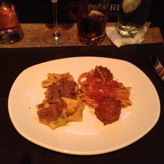 Pappardelle was amazing!  Freshest pasta, delicious Ragu. Yum!  The spaghetti/meatballs they made for us was also delicious!