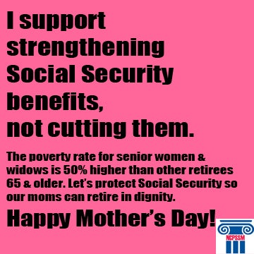 We can break the Social Security glass ceiling for women. Check out our proposals to modernize benefits. Happy Mother's Day!