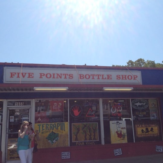 Photo taken at Five Points Bottle Shop by Bill C. on 4/14/2012