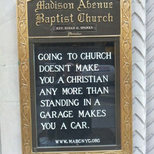 3/7/2012にMauricio C.がMadison Avenue Baptist Churchで撮った写真