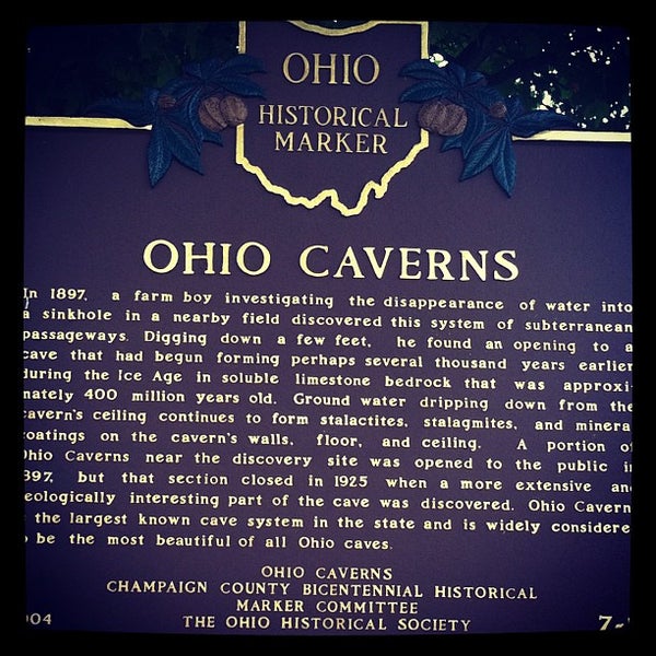 Foto tirada no(a) Ohio Caverns por RunBeerSleepRepeat em 5/28/2012