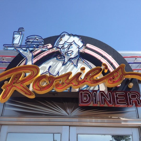 Photo taken at Rosie&#39;s Diner by Erica K. on 6/18/2012